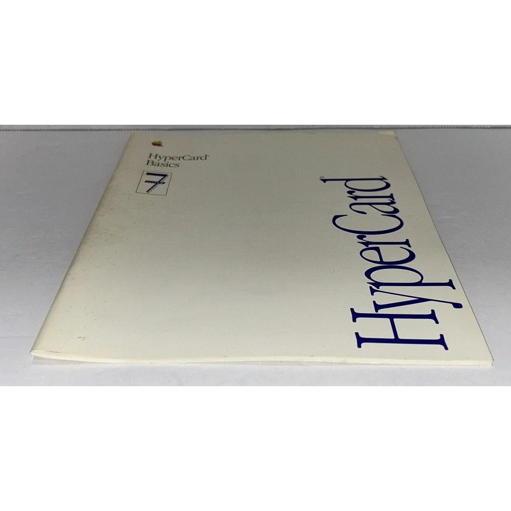 Macintosh‎ Hyper Card Basics System 7 Guide 1990 Macintosh Collector Vintage